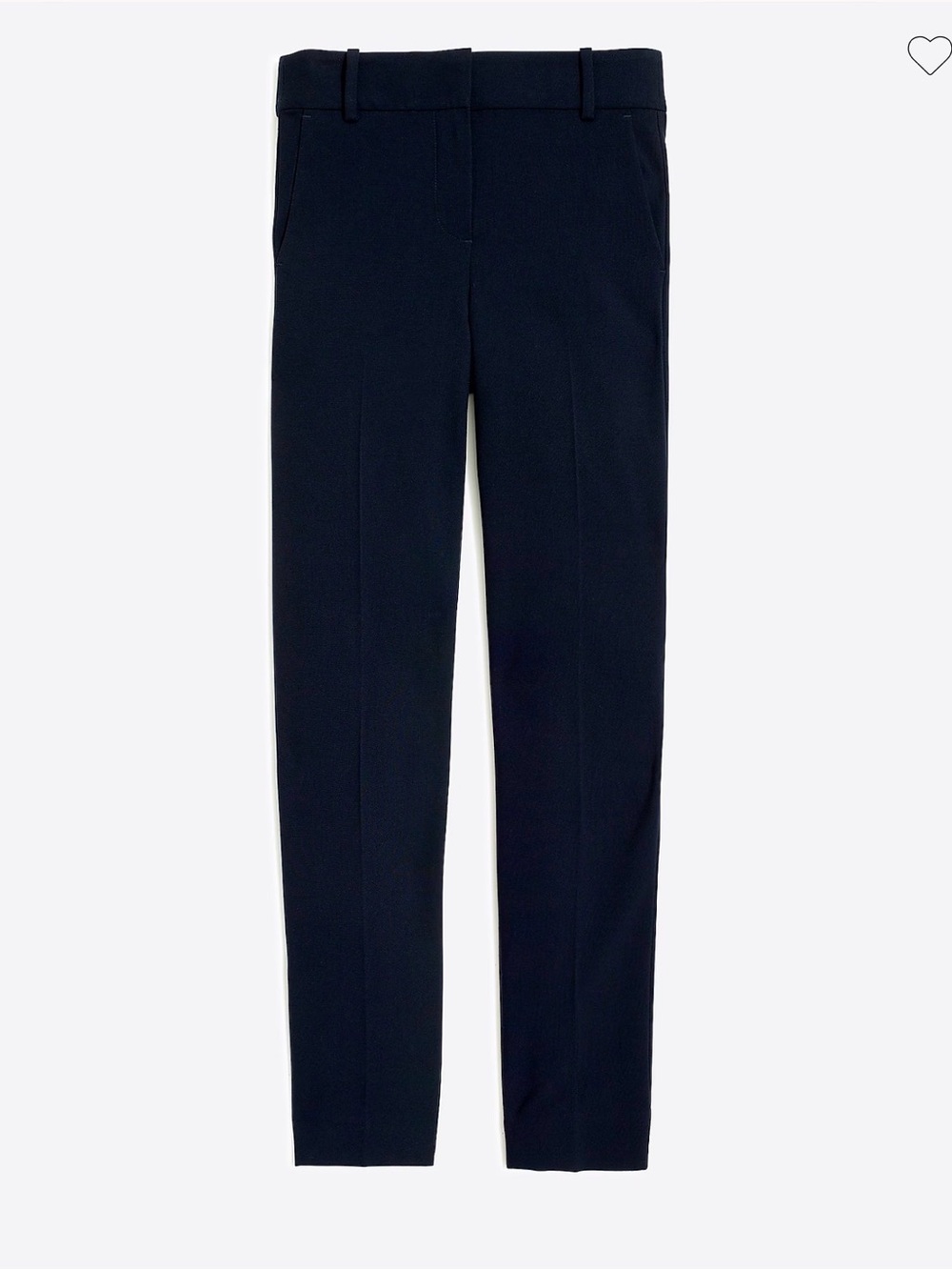 J. Crew Dark Navy Cropped Tailored Pants